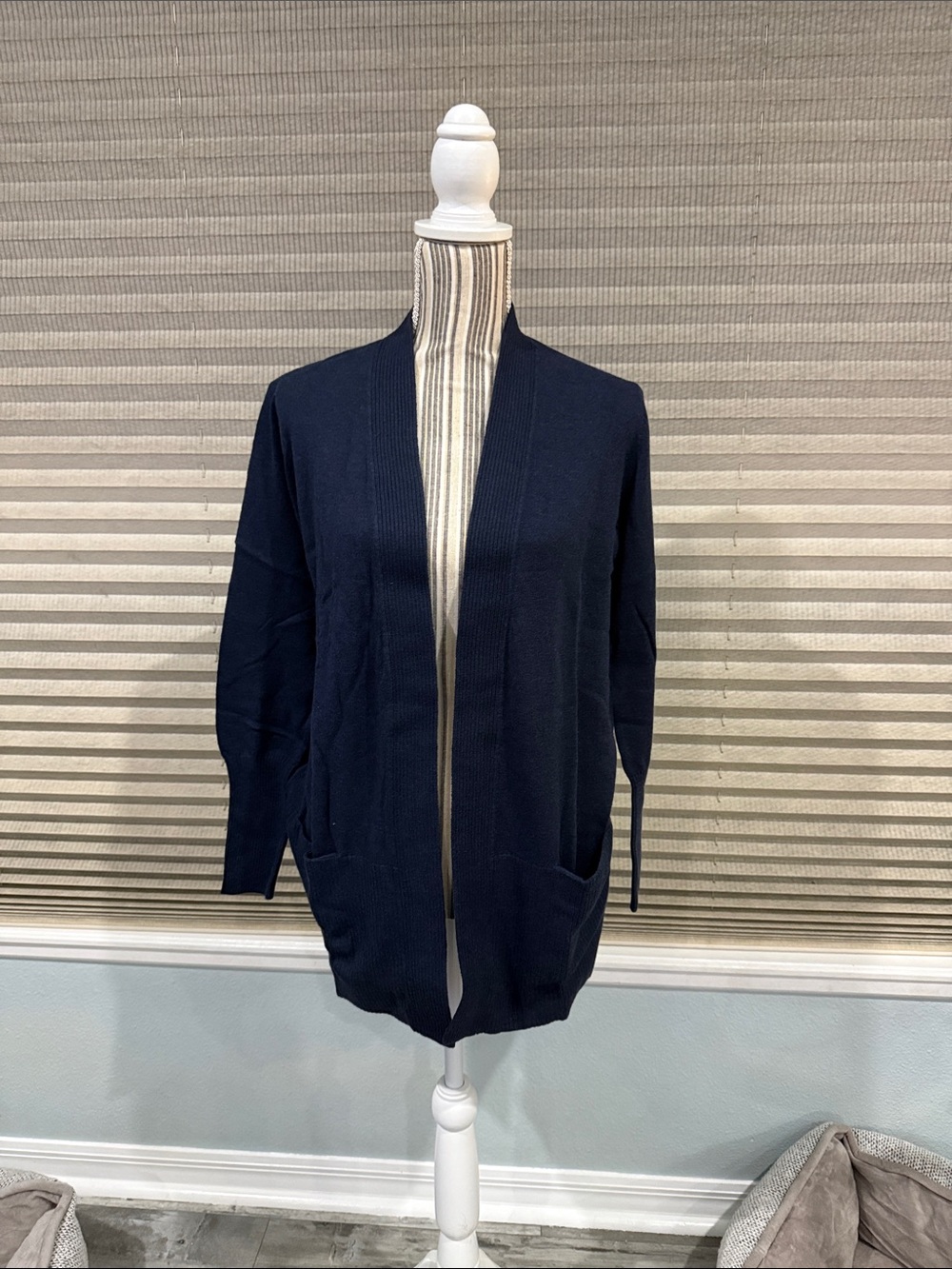 Sonoma Navy Open-Front Women's Cardigan